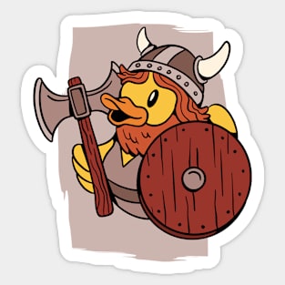 Viking Rubber Ducky Sticker